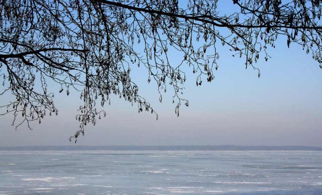 Das Steinhuder Meer im Winter - Uferweg zwischen Steinhude und Hagenburger Kanal Das Steinhuder Meer im Winter - Uferweg zwischen Steinhude und Hagenburger Kanal