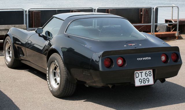 Chevrolet Corvette C 3 Stingray - die Heckansicht mit dem von 1968 bis 1982 gebautem Kuppeldach Chevrolet Corvette C 3 Stingray - die Heckansicht mit dem von 1968 bis 1982 gebautem Kuppeldach