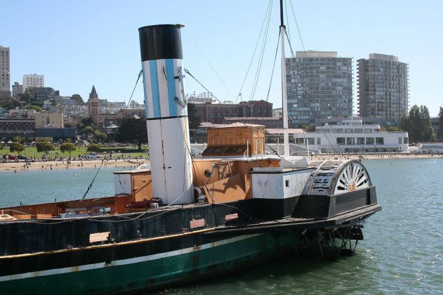 Paddle Tug Eppleton Hall, Hyde Street Pier - San Francisco Maritime National Historic Park. Paddle Tug Eppleton Hall, Hyde Street Pier - San Francisco Maritime National Historic Park.