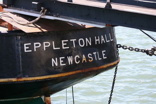 Paddle Tug Eppleton Hall, Hyde Street Pier - San Francisco Maritime National Historic Park. Paddle Tug Eppleton Hall, Hyde Street Pier - San Francisco Maritime National Historic Park.