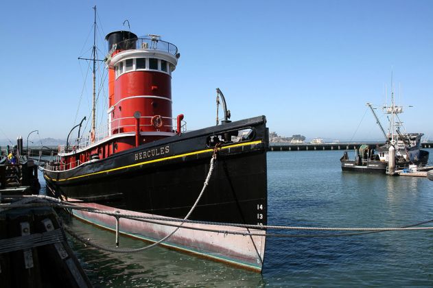 Hochseeschlepper Hercules, Hyde Street Pier - San Francisco Maritime National Historic Park.