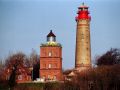 Schinkelturm von 1826 und Neuer Leuchtturm von 1905 - Kap Arkona, Insel Rügen - Mecklenburg-Vorpommern