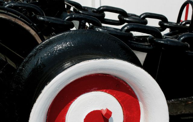 Maritime Details am Dampfeisbrecher Stettin Maritime Details am Dampfeisbrecher Stettin