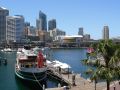 South Steyne - ehemalige Fähre und heute Restaurantschiff im Darling Harbour, Sydney - Australien.