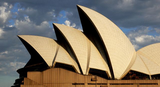 Das Muscheldach des Sydney Opera House
