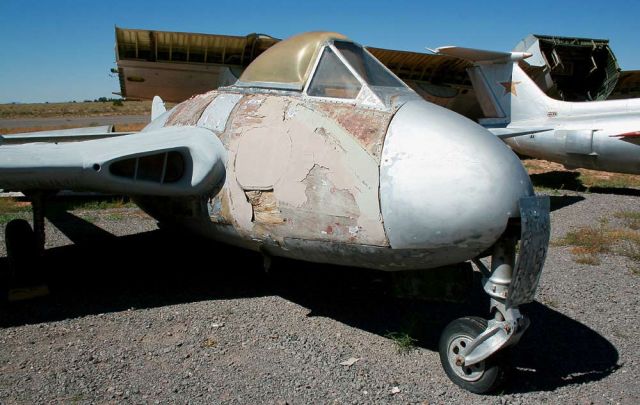 Planes of Fame - DeHavilland Vampire - DH.100 Mk. III