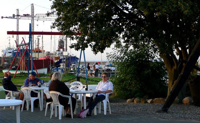 Marstal Hafen, Ærø - Cafeteria des Segelclubs Marstal