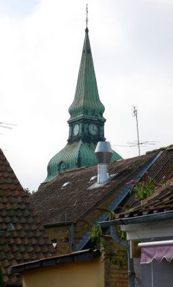 Marstal Hafen, Ærø - die Marstal Kirke in der Kongensgade Marstal Hafen, Ærø - die Marstal Kirke in der Kongensgade