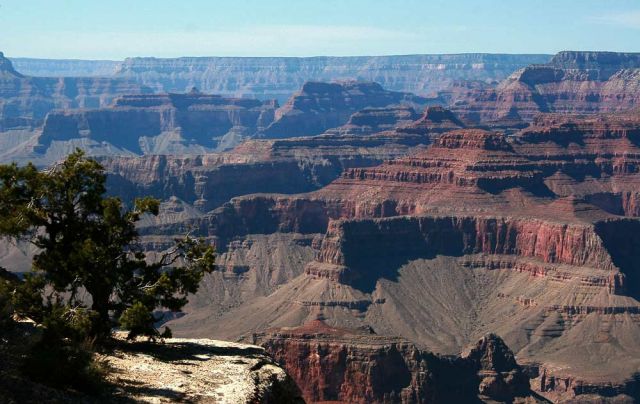 Grand Canyon South Rim Trail zwischen YavapaI Point und Mather Point Grand Canyon South Rim Trail zwischen YavapaI Point und Mather Point