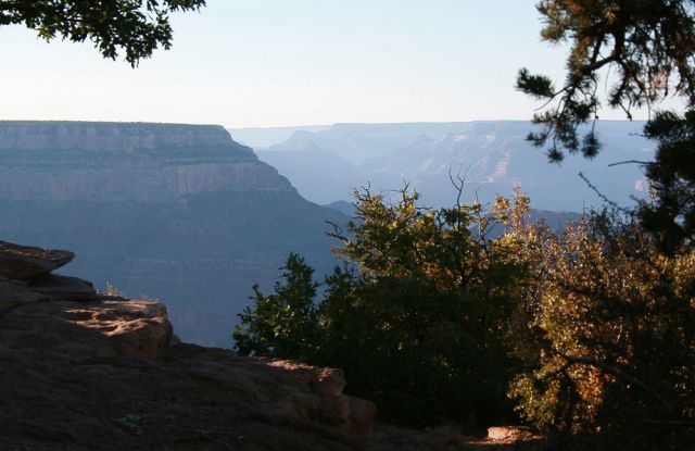 Grand Canyon South Rim Trail zwischen YavapaI Point und Mather Point Grand Canyon South Rim Trail zwischen YavapaI Point und Mather Point