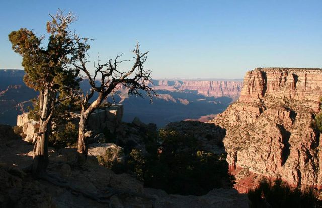 Grand Canyon South Rim Trail zwischen YavapaI Point und Mather Point Grand Canyon South Rim Trail zwischen YavapaI Point und Mather Point