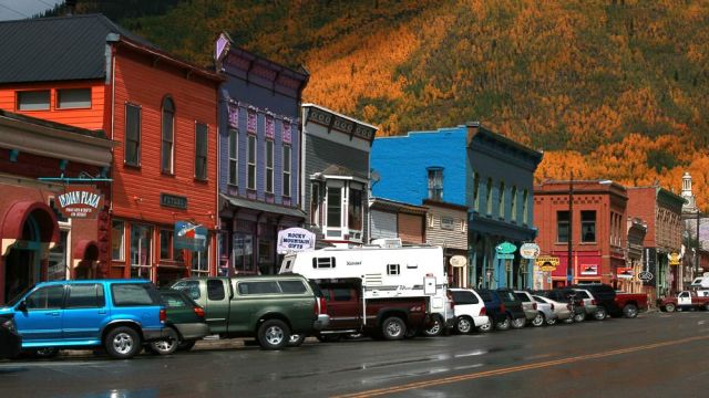Die Greene Street in Silverton, Colorado Die Greene Street in Silverton, Colorado