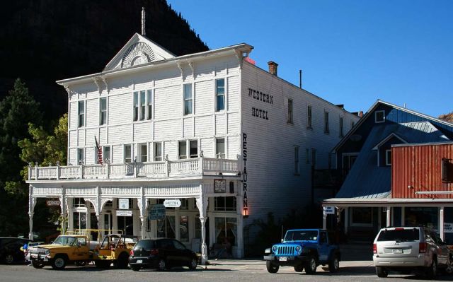 Das Historic Western Hotel, 7th Avenue Ouray - Million Dollar Highway, Colorado Das Historic Western Hotel, 7th Avenue Ouray - Million Dollar Highway, Colorado