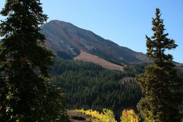 Die San Juan Mountains am Million Dollar Highway in Colorado Die San Juan Mountains am Million Dollar Highway in Colorado