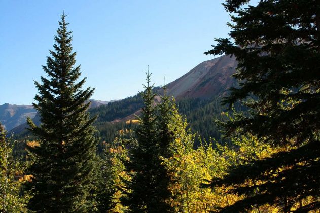 Die San Juan Mountains am Million Dollar Highway in Colorado Die San Juan Mountains am Million Dollar Highway in Colorado