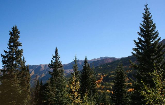 Die San Juan Mountains am Million Dollar Highway in Colorado Die San Juan Mountains am Million Dollar Highway in Colorado