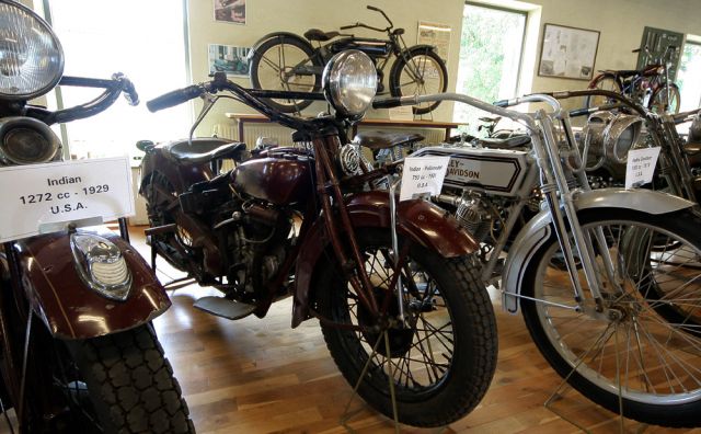 Indian, USA - Baujahr 1931, Polizeimodell, 750 ccm - Motorradmuseum Stubbeköbing, Stubbekøbing Motorcykelmuseum