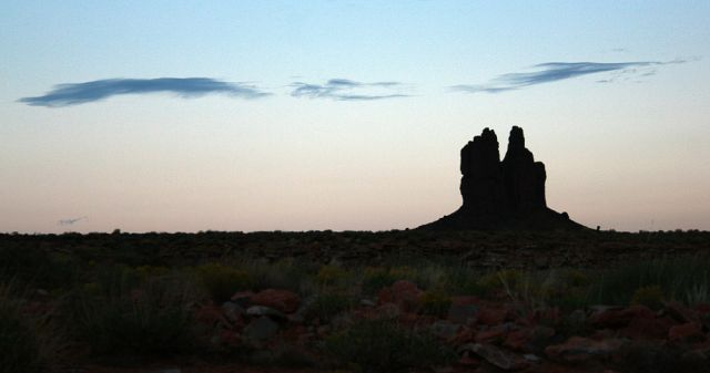 Der Monument Valley Navajo Tribal Park im frühen Morgenlicht Der Monument Valley Navajo Tribal Park im frühen Morgenlicht