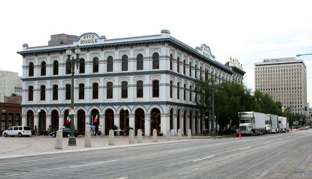 Downtown Los Angeles - Pico House am El Pueblo de Los Angeles Plaza Park Downtown Los Angeles - Pico House am El Pueblo de Los Angeles Plaza Park
