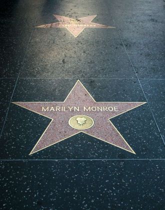 Walk of Fame - Hollywood-Boulevard in Hollywood, Los Angeles Walk of Fame - Hollywood-Boulevard in Hollywood, Los Angeles
