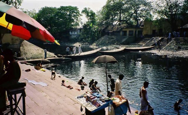 Kalkutta, Kolkata, Kalighat - Adi Ganga Ghat am Tolly Canal