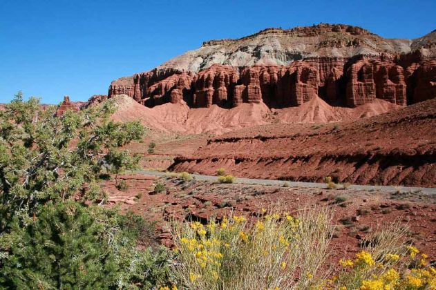 Egyptian Temple, Capitol Reef National Park - Utah Egyptian Temple, Capitol Reef National Park - Utah