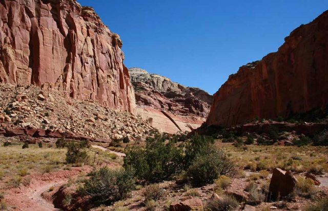 Capitol Gorge, Grand Wash Road - Capitol Reef National Park - Utah Capitol Gorge, Grand Wash Road - Capitol Reef National Park - Utah