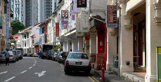 Singapur, Chinatown - in der Keong Saik Street Singapur, Chinatown - in der Keong Saik Street