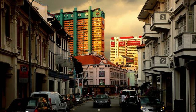 Singapur, Chinatown - in der Keong Saik Street Singapur, Chinatown - in der Keong Saik Street