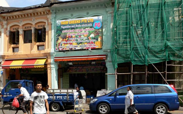 Singapur, Little India - Shophouses in der Seangoon Road Singapur, Little India - Shophouses in der Seangoon Road
