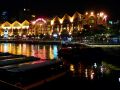 Singapur, das Vergnügungsviertel Clarke Quay bei Nacht 