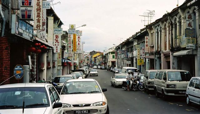 Chinatown in George Town - Penang, Malaysia