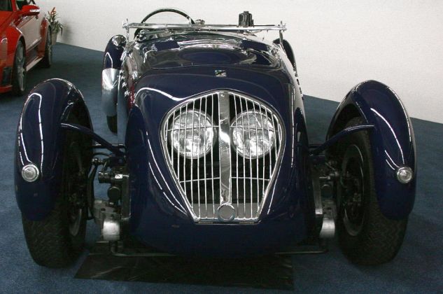 Ein Healey Silverstone Prototype des Baujahres 1949 mit dem 2,5 Liter Riley'Big Four' Motor mit 104 PS