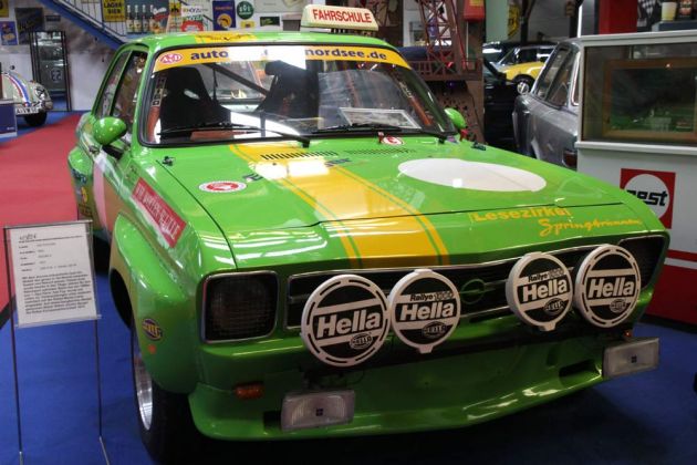 Opel Ascona A - Rallye-Fahrzeug, Baujahr 1974, 2.200 ccm, 180 PS - Automuseum Nordsee Opel Ascona A - Rallye-Fahrzeug, Baujahr 1974, 2.200 ccm, 180 PS - Automuseum Nordsee