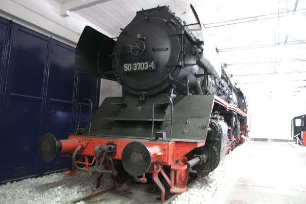 Einheits-Güterzuglok 50 3703-1 - Oldtimer-Museum Prora auf der Ostseeinsel Rügen