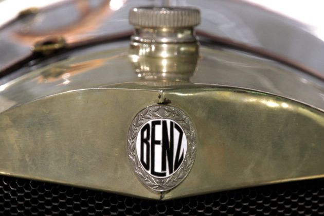 Der Kühler des Benz 27/70, Bauzeit 1918 bis 1923 - Reihen-Sechszylinder 7.065 ccm, 70 PS, 95 kmh