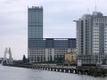 Bundeshauptstadt Berlin - die Teltow Towers an der Spree