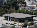 Berlin, die Neue Nationalgalerie - aufgenommen von der Aussichtsplattform am Potsdamer Platz