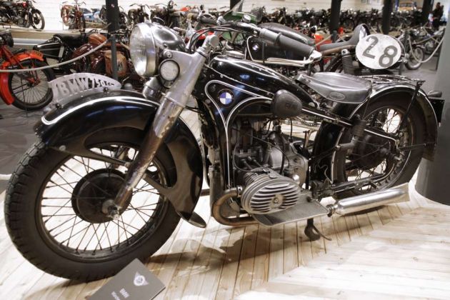 BMW R 17, Baujahr 1938 – Zweizylinder-Boxer-Motor, 736 ccm, 33 PS bei 4.500 U/min, 140 kmh – Top Mountain Motorcycle Museum, Timmelsjoch Hochalpenstrasse