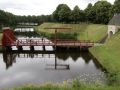 Der Eingang zur Festung Bourtange - die Zugbrücke an der Batterijenstraat zum Eingang in die Festungsstadt