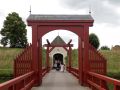 Festung Bourtange - die Zugbrücke an der Batterijenstraat zum Eingang in die Festungsstadt