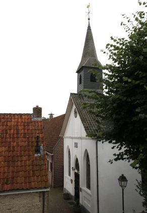 Vesting Bourtange - Hervormde Kerk Bourtange, die Kirche in der Festungsstadt Bourtange Vesting Bourtange - Hervormde Kerk Bourtange, die Kirche in der Festungsstadt Bourtange