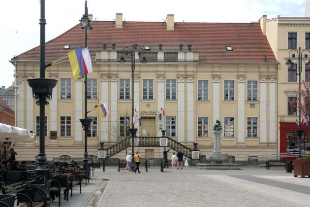 Bydgoszcz, Bromberg - die historische Bibliothek am Alten Markt, Stary Rynek Bydgoszcz, Bromberg - die historische Bibliothek am Alten Markt, Stary Rynek