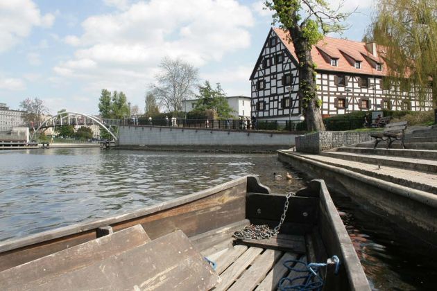 Bydgoszcz, Bromberg - die Mühleninsel, der Weisse Speicher Bydgoszcz, Bromberg - die Mühleninsel, der Weisse Speicher