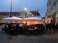 Bydgoszcz, Bromberg zur Blauen Stunde - Restaurants auf dem Stary Rynek, dem alten Marktplatz