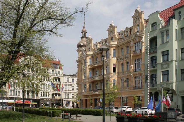 Bydgoszcz, Bromberg - Neo-Barocke Fassaden am Plac Wolności Bydgoszcz, Bromberg - Neo-Barocke Fassaden am Plac Wolności