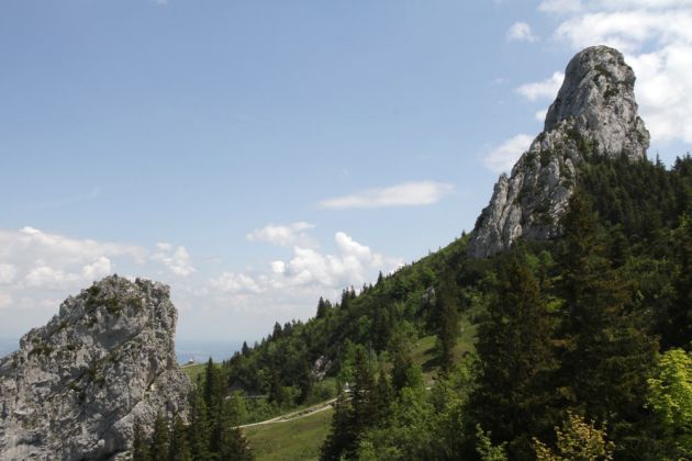 Die 1.669 Meter hohe Kampenwand Die 1.669 Meter hohe Kampenwand