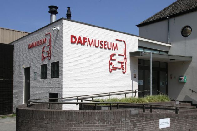 Der Eingang zum DAF-Museum in Eindhovens Innenstadt