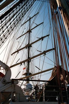 Dar Młodzieży - der polnische Großsegler, ein Dreimast-Vollschiff