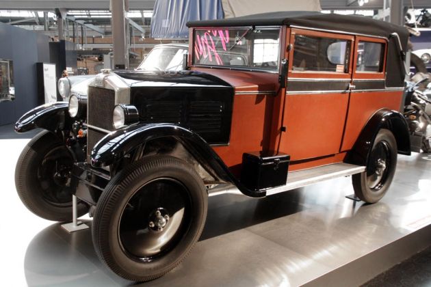 DKW Typ P 15 PS, Bauzeit 1928 bis 1929 - Zweitakt-Zweizylinder, 584 ccm, 15 PS - Industriemuseum Chemnitz 